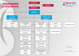 Organizační struktura - Nemocnice Nový Jičín