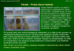 Vitráže - Praha hlavní nádraží Detail netřená výztuhy
