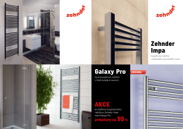 AKCE - Koupelnové radiátory Zehnder
