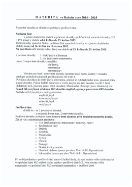 -łj PP) konají v obdobi od 4. května do 13. května 2015.