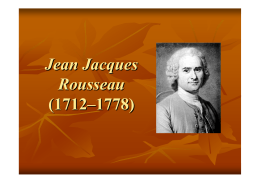 Jean Jacques Rousseau (1712–1778)