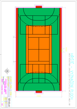 Hři&scaron;tě plochy dwg Model