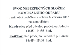 více zde - Košťálov