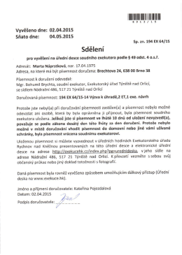 St&aacute;hnout - &Uacute;ředn&iacute; deska