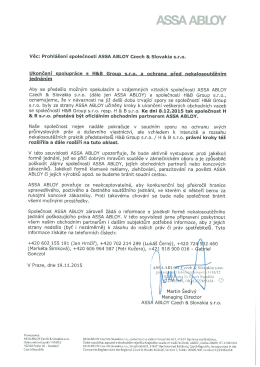 zde - Assa Abloy