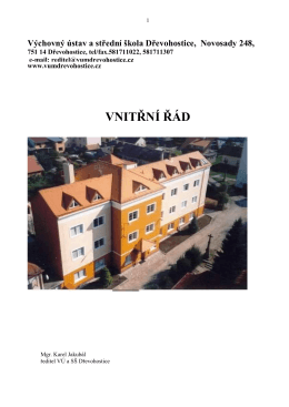 Vnitřní řád