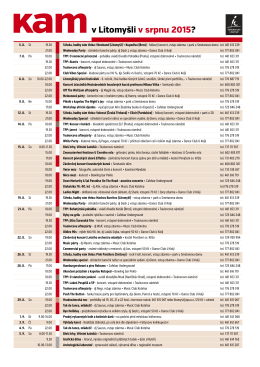 aktuální kalendář akcí ke stažení v pdf
