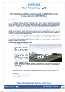 NYKOS - Žd&aacute;nice