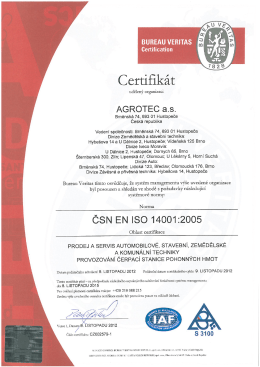 Certiﬁkát