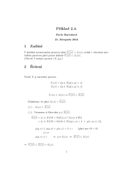 P°íklad 2.4. 1 Zadání 2 e²ení