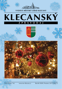 12/2015 - Město Klecany