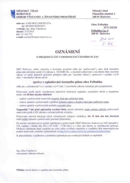 v ODBOR VYSTAVBY A ZWOTNTHO PROSTREDI