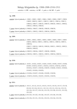 Příloha k Prohlášení vlastníka Křejpského 1508