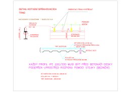 detail kotvení spřahovacích orientaci trnu vystřídat trnů