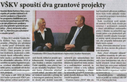 VŠKV spouští dva grantové projekty