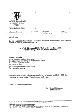Obchodní akademie a Hotelová škola Třebíč