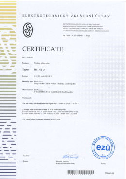 Certificate H01N2-D