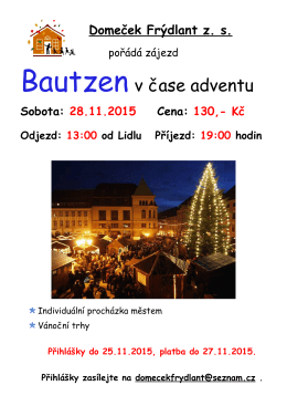 Bautzen v čase adventu
