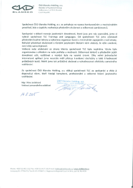 &reg; ČKD Blansko Holding, 3.5.
