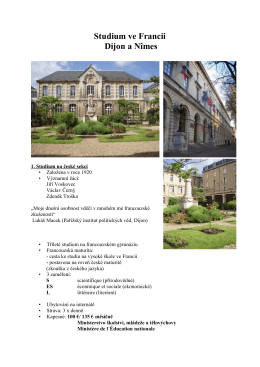 Studium ve Francii-nimes, Dijon,236 kB