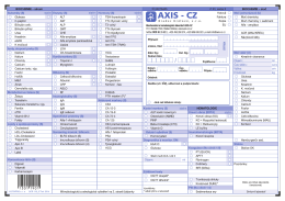 ž&aacute;danka o vy&scaron;etřen&iacute; - AXIS-CZ