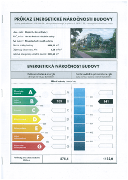 PRUKAZ ENERGETICKE NAROCNOSTI BUDOVY