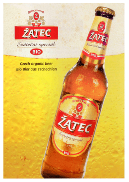 Czech organic beer Bio Bier aus Tschechien