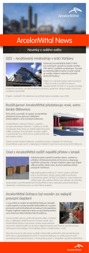 ArcelorMittal Newsletter číslo 9