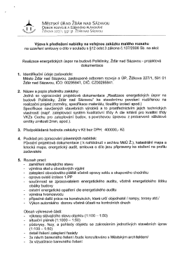 A MĚSTSK&Yacute; &Uacute;ŘAD ŽĎ&Aacute;R NAD S&Aacute;ZAVOU