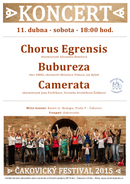 Chorus Egrensis Bubureza Camerata