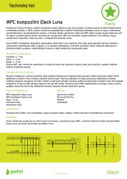 WPC kompozitní iDeck luna - H