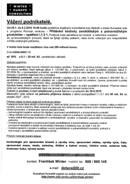 V&aacute;žen&iacute; podnikatel&eacute;,
