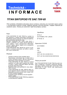 Titan Sintopoid FE 75W-85.