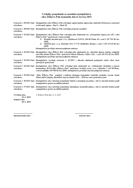 usneseni ze dne 8.6.2015