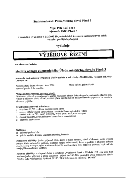 Mgr. Petr B a l o u n - Městsk&yacute; obvod Plzeň 3