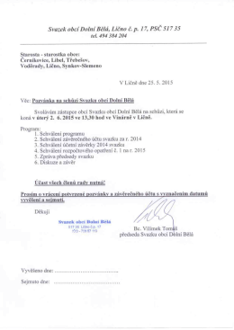 Svazek obci Dołm` Běl&aacute;, Lično č. p. I 7, PSČ 51 7 35