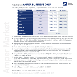Produktová řada: AMPER BUSINESS 2015