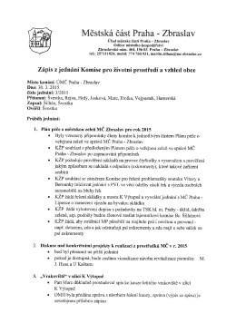 Zápis 3. jednání KŽP