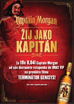Plakat Captain Morgan WEB