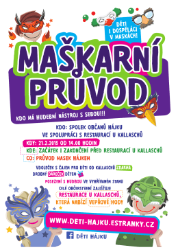 maskarni plakat format A4