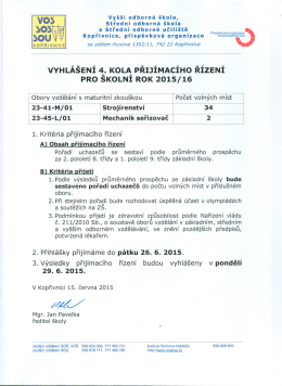 Obory vzděl&aacute;n&iacute; s maturitn&iacute; zkou&scaron;kou