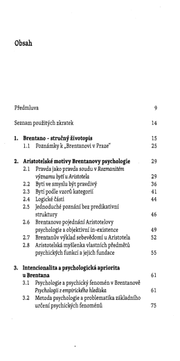 Intencionalita a apriorita. Studie ke vztahu Brentanovy a Husserlovy