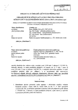 Smlouva o úhradě LP