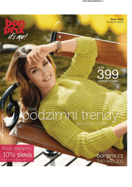 Page 1 Page 2 Nove` *` pOClZirnni trendy pro prijemne chvilky a