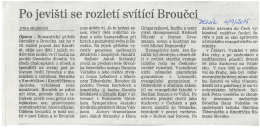 PO jevišti se rozletí Svítící Broučci