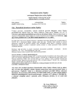 Statut&aacute;rn&iacute; město Teplice