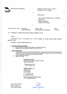 \ Ministerstvo dopravy