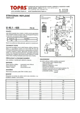 Stavoznak reflexn&iacute; U45.1 425
