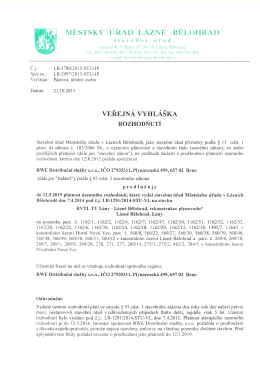 MESTSKY URAD LAZNE BELOHRAD