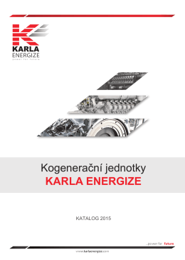KARLA ENERGIZE 2015 CZ - Kogenerační jednotky Karla Energize